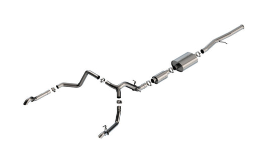 Borla 140914 22-23 Chevrolet Silverado 1500 ZR2 & AT4X 6.2L CC SB 147.5in WB S-Type Cat-Back - #140914