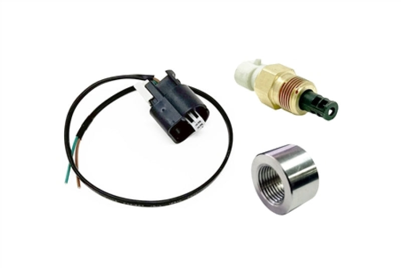 Torque Solution Fast Response SD IAT Sensor Kit GM Style IAT Sensor with Pigtail & Aluminum Weld Bung