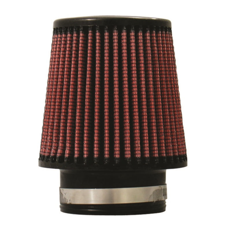 Injen High Performance Air Filter - 3.00 Black Filter 6 Base / 5 Tall / 4 Top - 45 Pleat - #X-1017-BR
