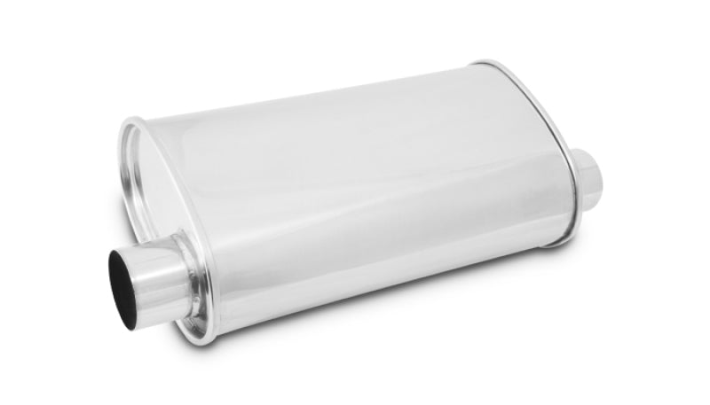 Vibrant StreetPower Oval Muffler 5in x 9in x 15in - 2.5in inlet/outlet