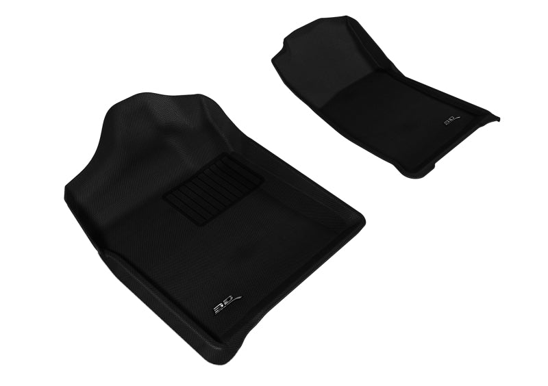 3D MAXpider Kagu Front Floor Mats for 2007-2013 Chevrolet Silverado / GMC Sierra