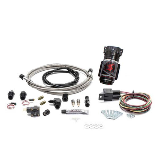 Snow Performance SNO-301-BRD-T Stage 1 Boost Cooler Water Injection Kit TD (with SS Braided Line/4AN Fittings) without Tank