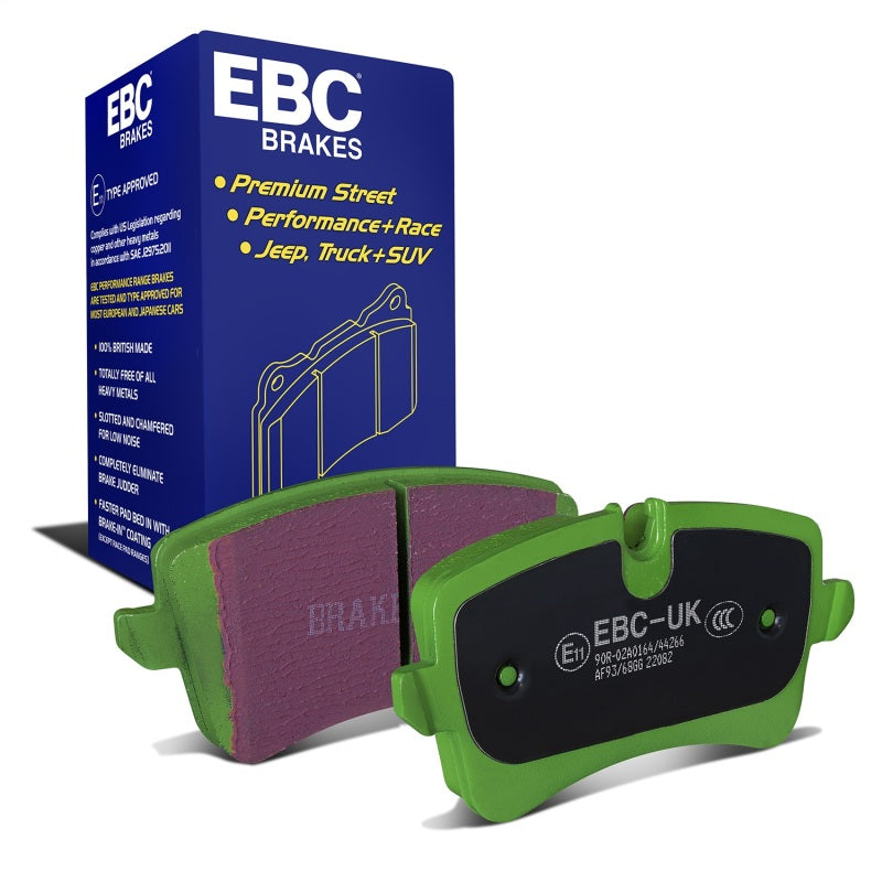 EBC 11 Audi A6 2.0 Turbo Greenstuff Rear Brake Pads DP22082