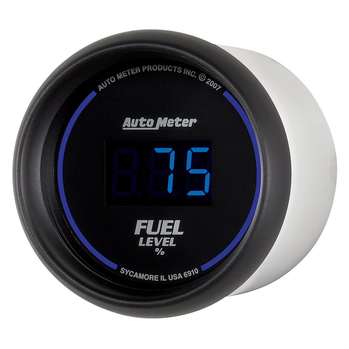 AutoMeter 6910 Cobalt Digital 52mm Black Programmable Fuel Level Gauge