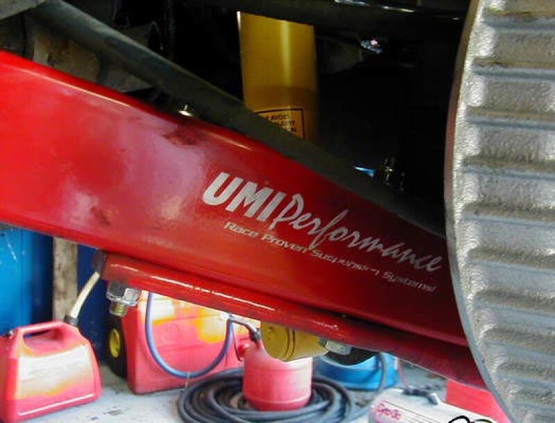 UMI Performance 361516-R Upper and Lower Control Arm Red for 1978-1996 GM B-Body