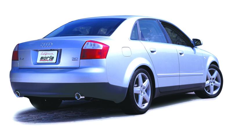 Borla 140100 Cat Back system for 02-08 Audi A4 Quattro 2.0L 4cyl - #140100