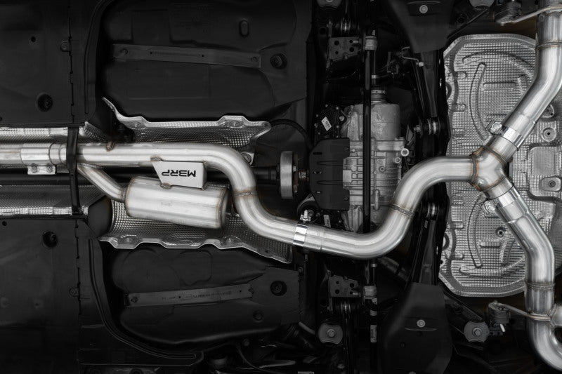 MBRP 2022 VW Golf R MK8 3in Cat-Back Quad Rear Non-Valved Exhaust