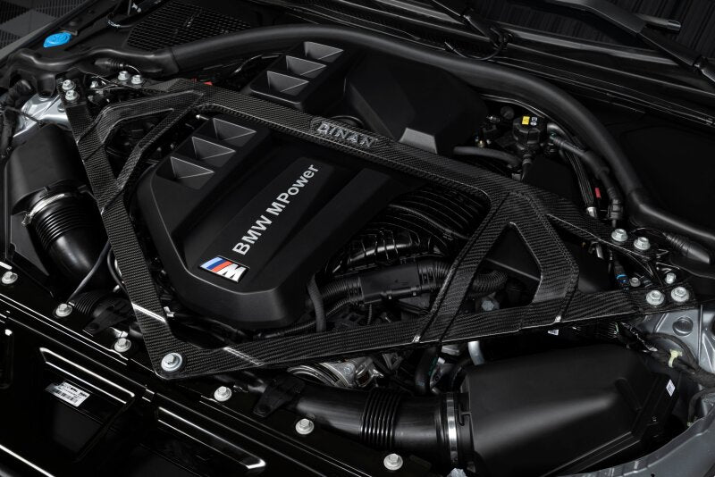 Dinan 21-27 BMW M2/M3/M4 (G80/G82/G83/G87) Gloss Carbon Fiber Strut Tower Brace - Front