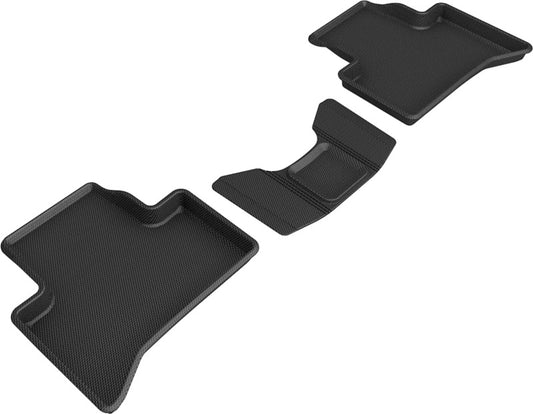 3D MAXpider Kagu Rear Floor Mats for 2018-2021 Alfa Romeo Stelvio