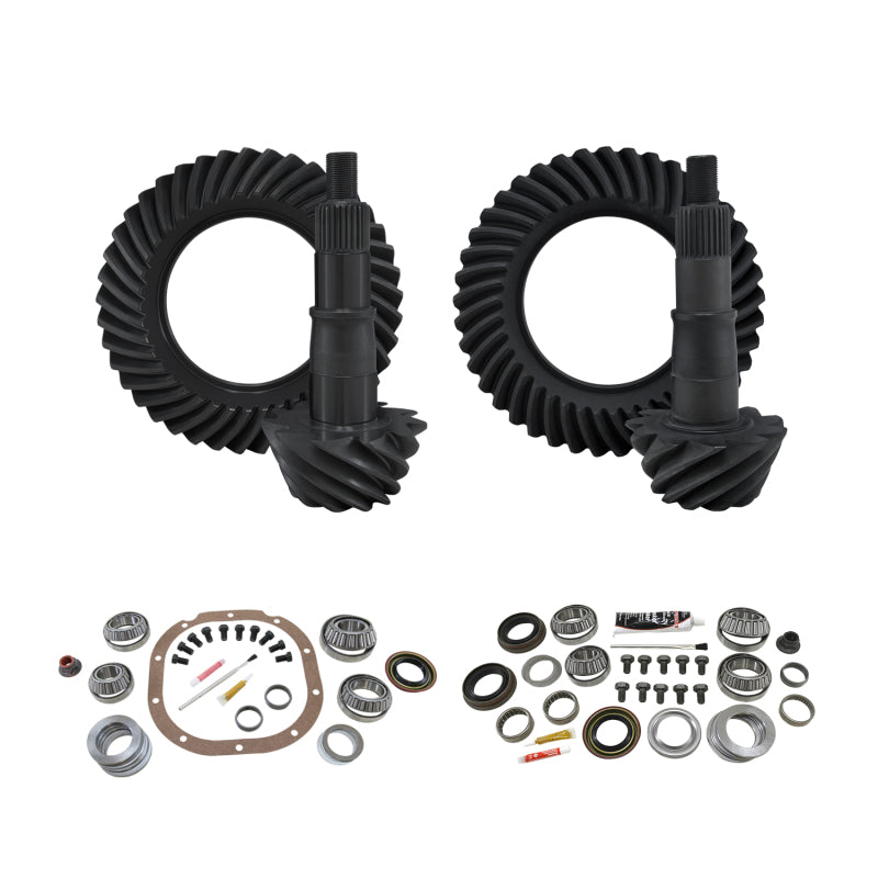 Yukon Gear & Axle YGK117 Gear & Install Kit Package for 09-14 Ford F150 8.8in Front & Rear 4.11 Ratio
