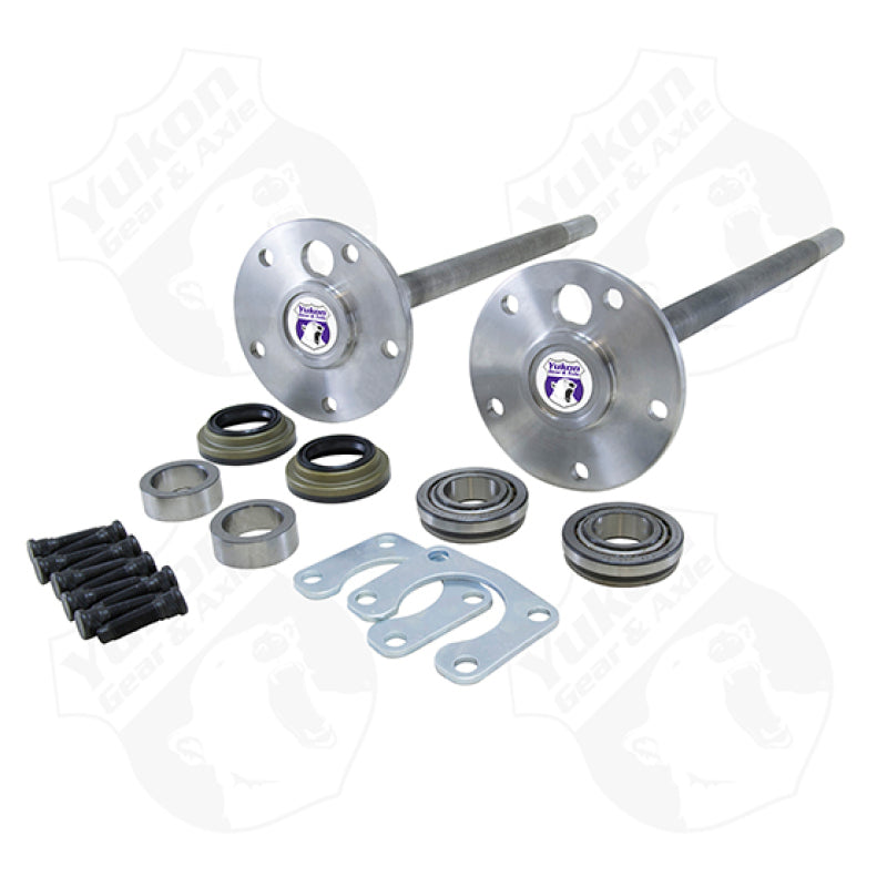 Yukon Gear & Axle YA FBRONCO-4-35 1541H Alloy Rear Axle Kit For Ford 9in Bronco From 74-75 with 35 Splines