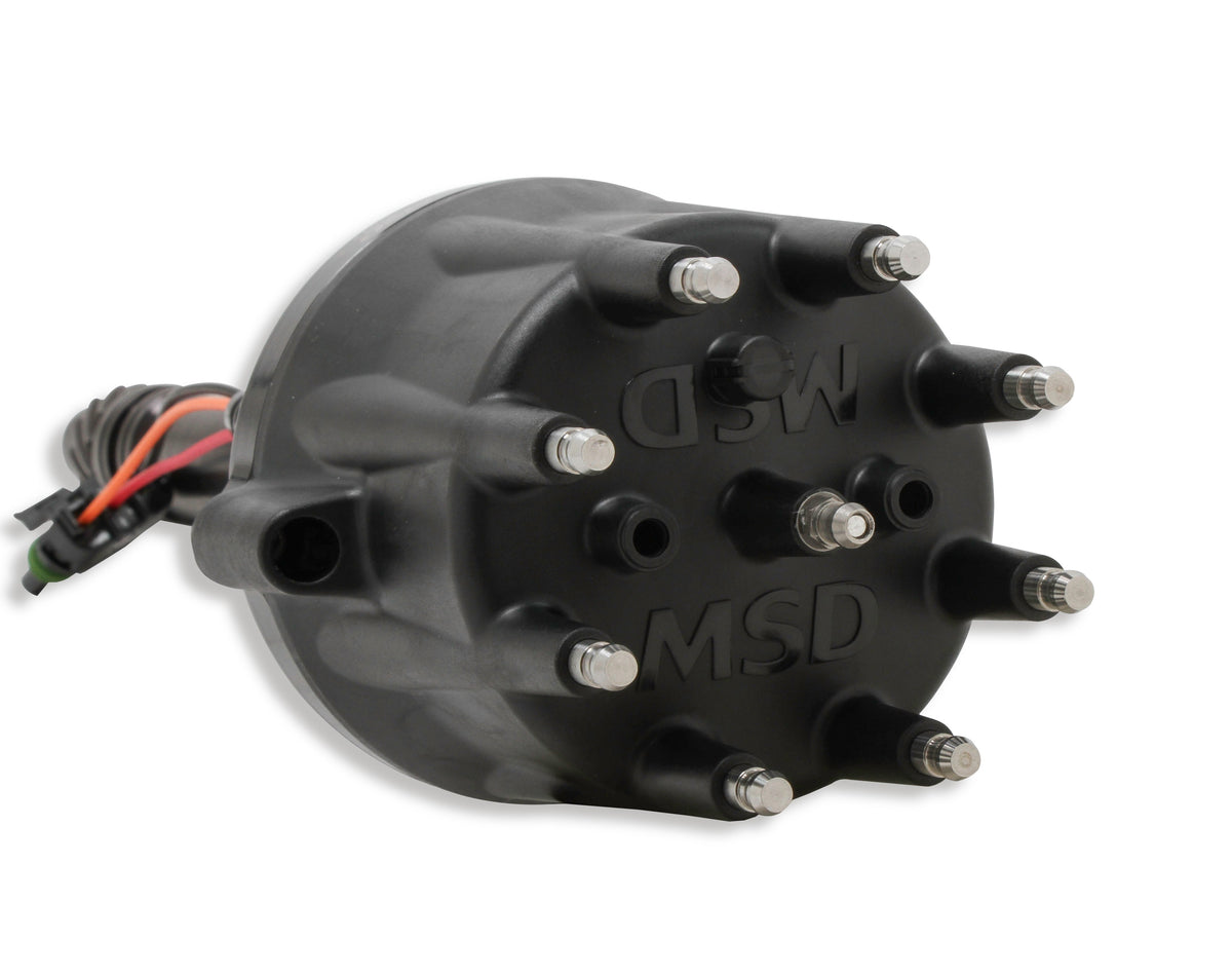 MSD 83607 for Chevy V8 Marine Ready-to-Run Distributor- Black
