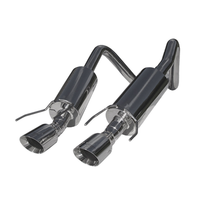 MBRP Chev Corvette Dual Muffler Axle Back 4 Round Dual-Wall Tips