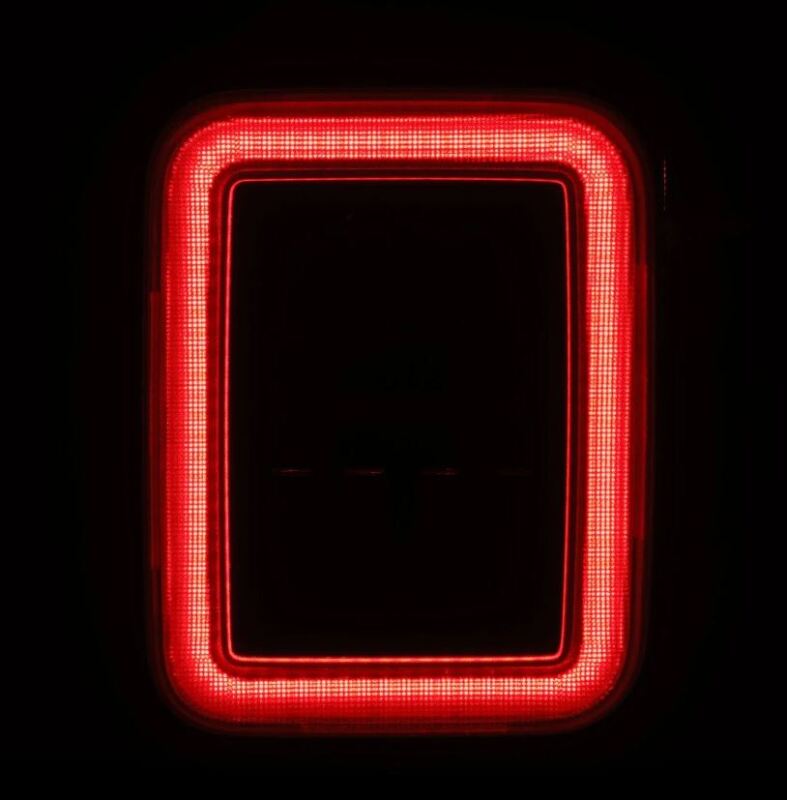 AlphaRex 602050 19-24 Jeep Gladiator JT Nova-Series Prismatic LED Tail Lights - Alpha-Black