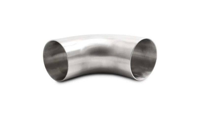 Vibrant 3.0in OD 4.33in Tangent Length T304 SS 90 Deg Mandrel Bend w/Extended