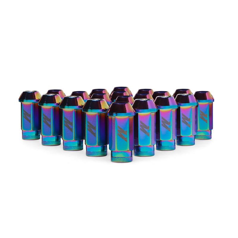 Mishimoto Aluminum Locking Lug Nuts M12x1.25 20pc Set Neo Chrome - #MMLG-125-20LNC