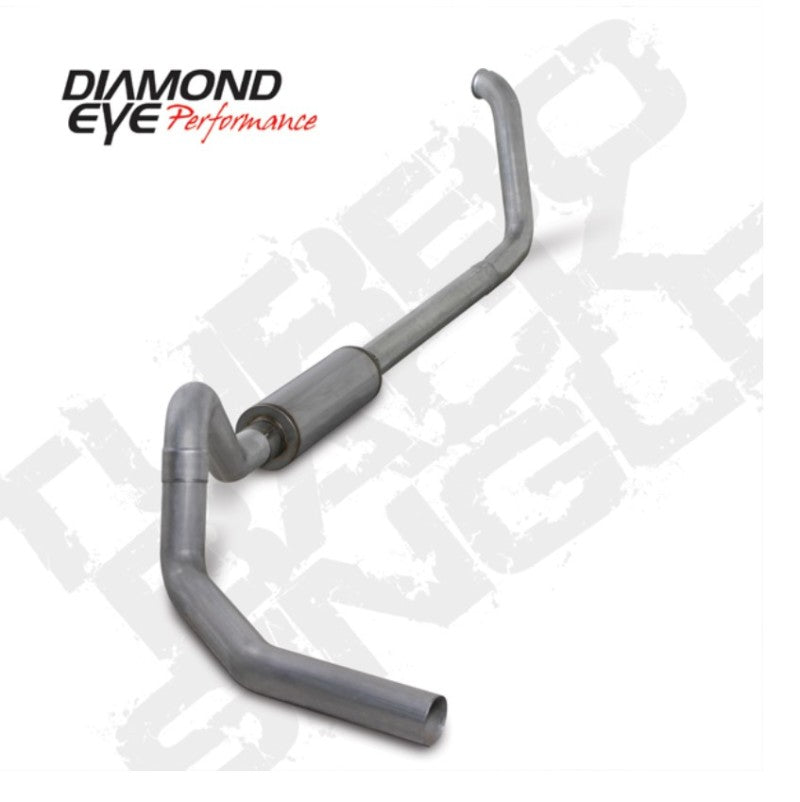 Diamond Eye K4329A 4in Turbo-Back Exhaust Kit | Aluminized