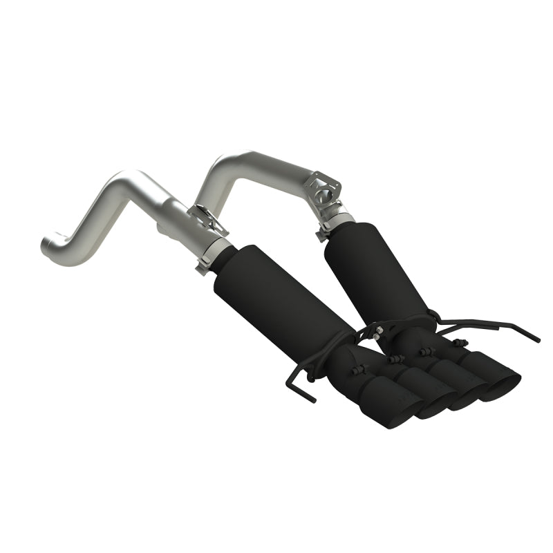 MBRP S7030BLK Cat-Back Exhaust System - 2014-2019 Chevrolet Corvette | Black Coated