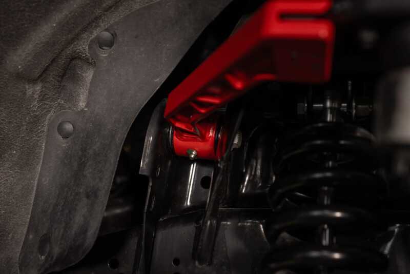 UMI Performance 6565-R Adjustable Upper A-Arm Kit Red for 2015-2026 Ford F-150