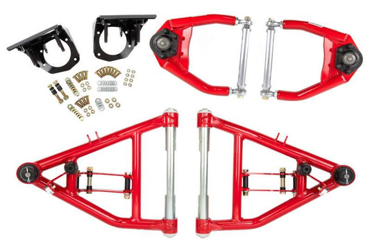 UMI Performance 643546-R CornerMax A-Arm Kit Red for 1971-1987 GM C10