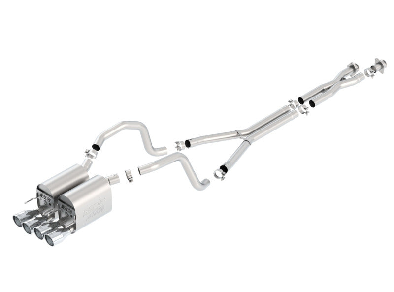 Borla 140453 05-08 Chevrolet Corvette Coupe/Convertible 2dr 6.2L 8cyl AT/MT 6spd ATAK SS Catback Exhaust - #140453
