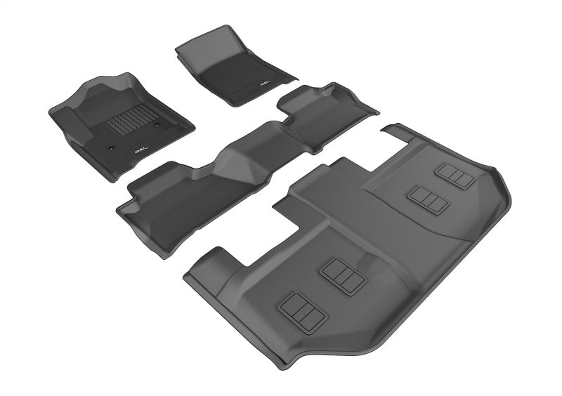 3D MAXpider Kagu Front & Rear Floor Mats for 2011-2014 Chevrolet Suburban