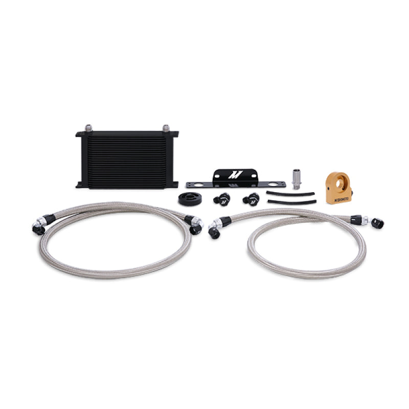 Mishimoto 10-15 Chevrolet Camaro SS Thermostatic Oil Cooler Kit - Black - #MMOC-CSS-10TBK