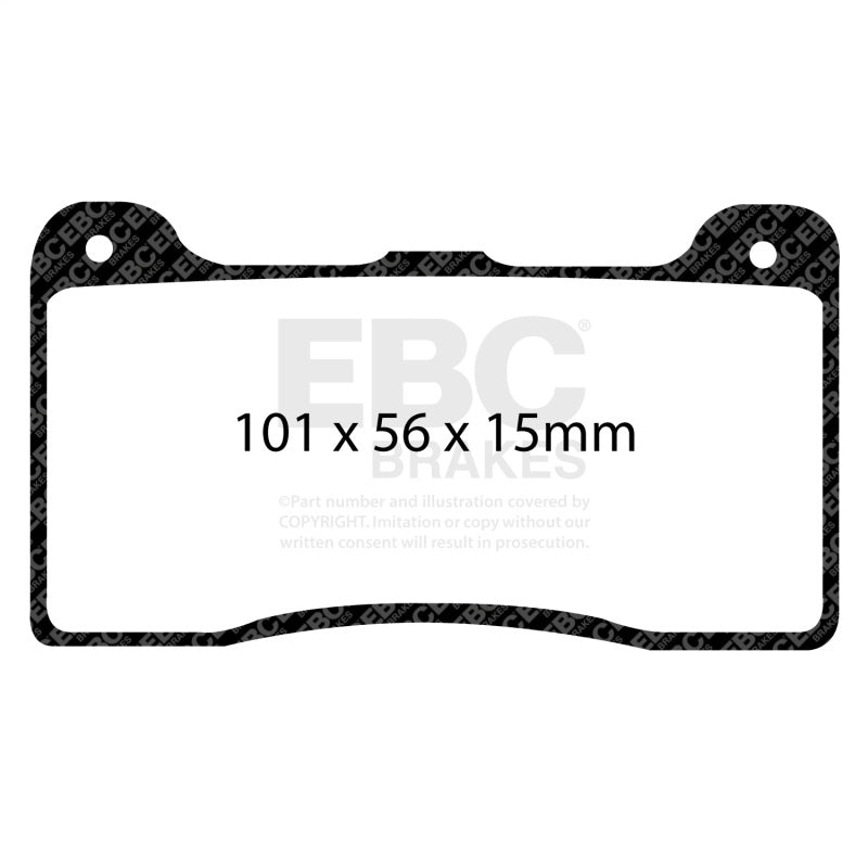 EBC Brakes Yellowstuff Performance Brake Pads DP4039R