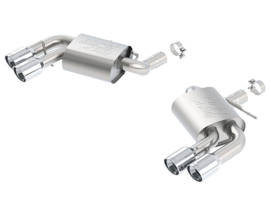 Borla 11921 16 Chevy Camaro 6.2L Atak Rear Section Exhaust w/o Dual Mode Valves - #11921