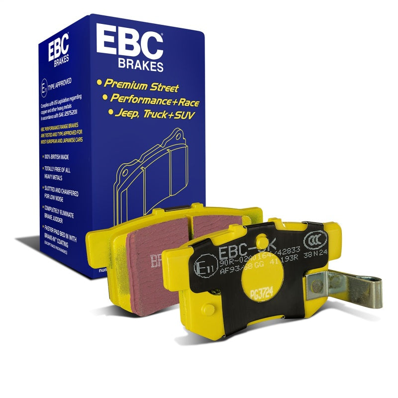 EBC 97 Acura CL 2.2 Yellowstuff Rear Brake Pads DP41193R