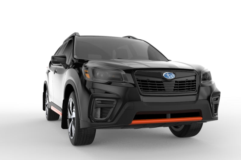 Rally Armor UR Mud Flaps - 2019-2021 Subaru Forester - Black/Red Logo - #MF52-UR-BLK/RD