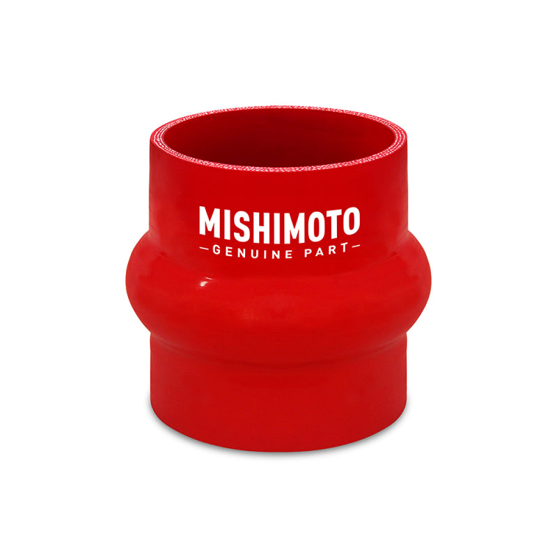 Mishimoto 3in. Hump Hose Silicone Coupler - Red - #MMCP-3HPRD
