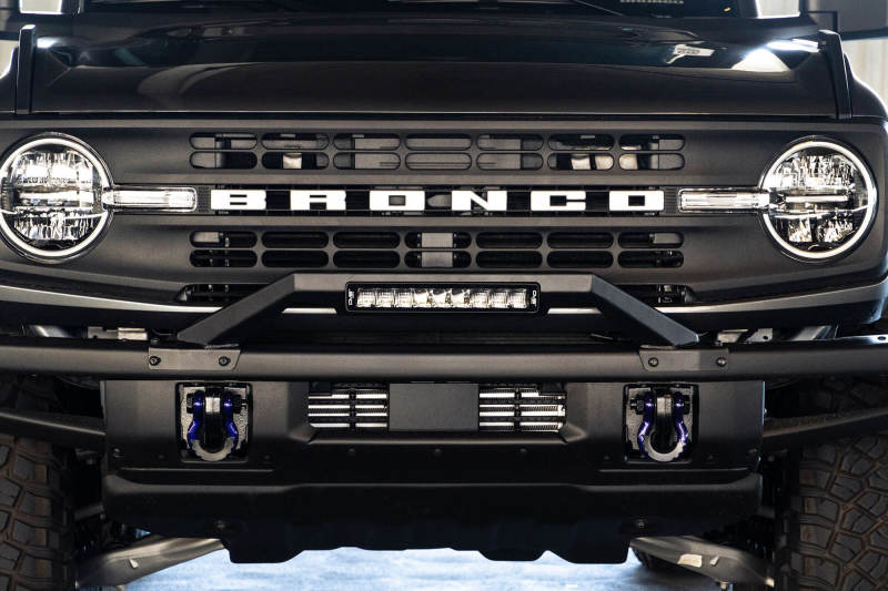 DV8 Offroad 21-22 Ford Bronco Factory Modular Front Bumper Bull Bar - #LBBR-04