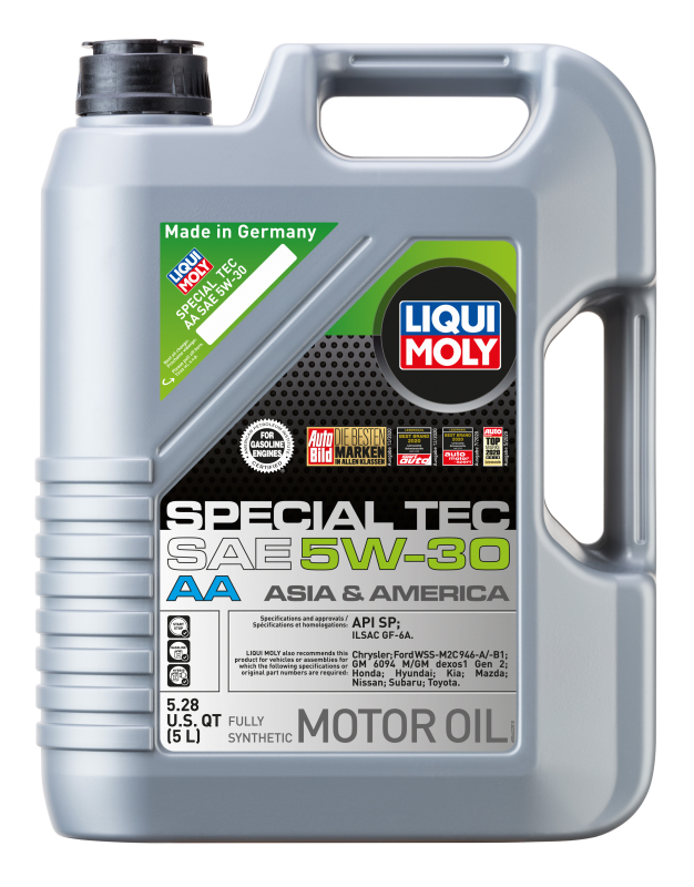 LIQUI MOLY 5L Special Tec AA Motor Oil SAE 5W-30 (20138) - Pack of 4