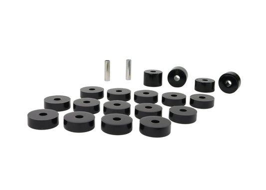 Whiteline W93542 Body Mount Bushing Set for 1974-1975 Jeep CJ5