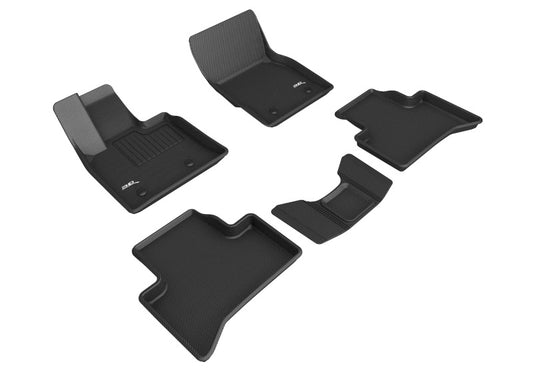 3D MAXpider Kagu Front & Rear Floor Mats for 2018-2024 Alfa Romeo Stelvio