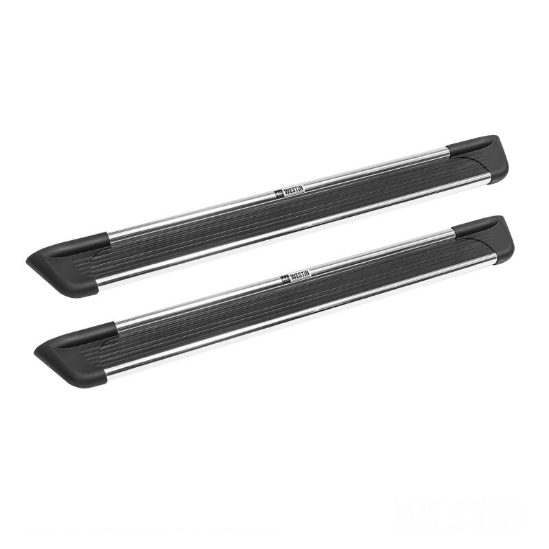Westin 27-6130 Sure-Grip Aluminum Running Boards 79 in Brushed Aluminum Brushed Aluminum