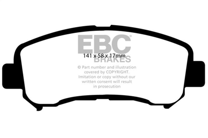 EBC 14+ Nissan Juke 1.6 Turbo Nismo RS Ultimax2 Front Brake Pads UD1374