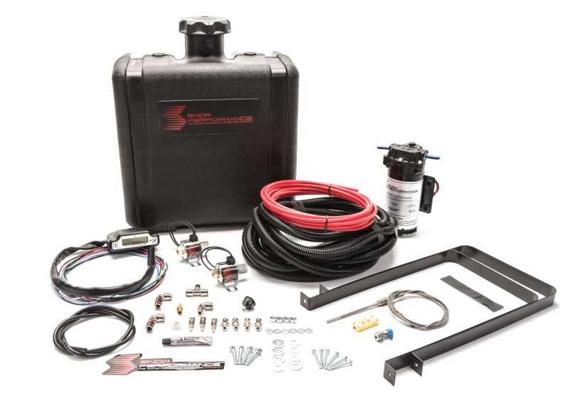 Snow Performance SNO-560 Stage 3 Boost Cooler Water Injection Kit Pusher (Hi-Temp Tubing and Quick-Fittings)
