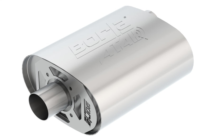 Borla 400856 CrateMuffler Ford 5.0L Coyote ATAK 2.5in Offset/Center 12in x 6in x 10.34in Muffler - #400856