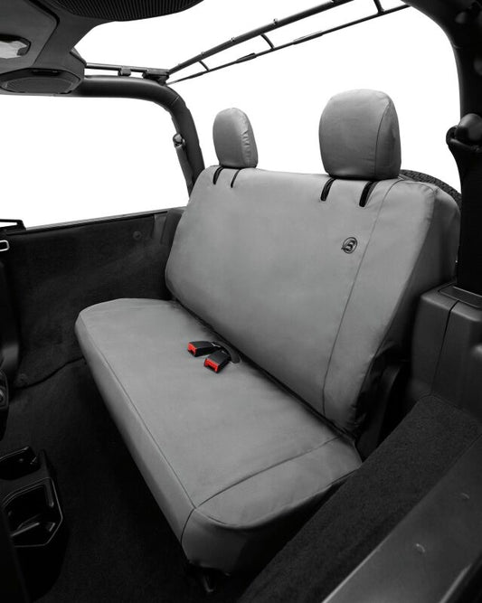 Bestop 18-23 Jeep Wrangler JL 2-Door Rear Seat Covers (Charcoal)