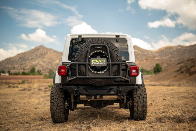 DV8 18-25 Jeep Wrangler JL Body Mounted Tire Carrier - #TCJL-14
