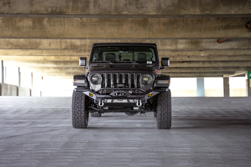 DV8 Offroad 07-18 Jeep Wrangler JK / 18-23 Wrangler JL / 20-23 Gladiator JT MTO Series Front Bumper - #FBJL-12