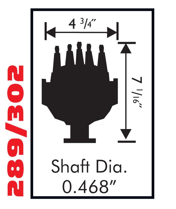MSD 8579 for Ford 302 Small Diameter Pro-Billet Distributor