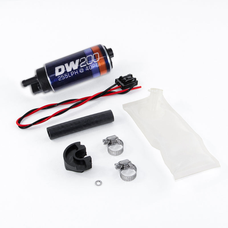 DeatschWerks 94+ Nissan 240sx/Silvia S14/S15 255 LPH DW200 In-Tank Fuel Pump w/ Install Kit