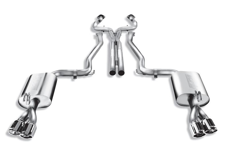 Borla 140287 08-09 Pontiac G8/GT 6.0L 8cyl SS Catback Exhaust w/ X Pipe - #140287