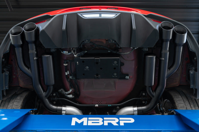 MBRP 18-19 Ford Mustang GT 5.0 3in Cat Back Race Version - Black