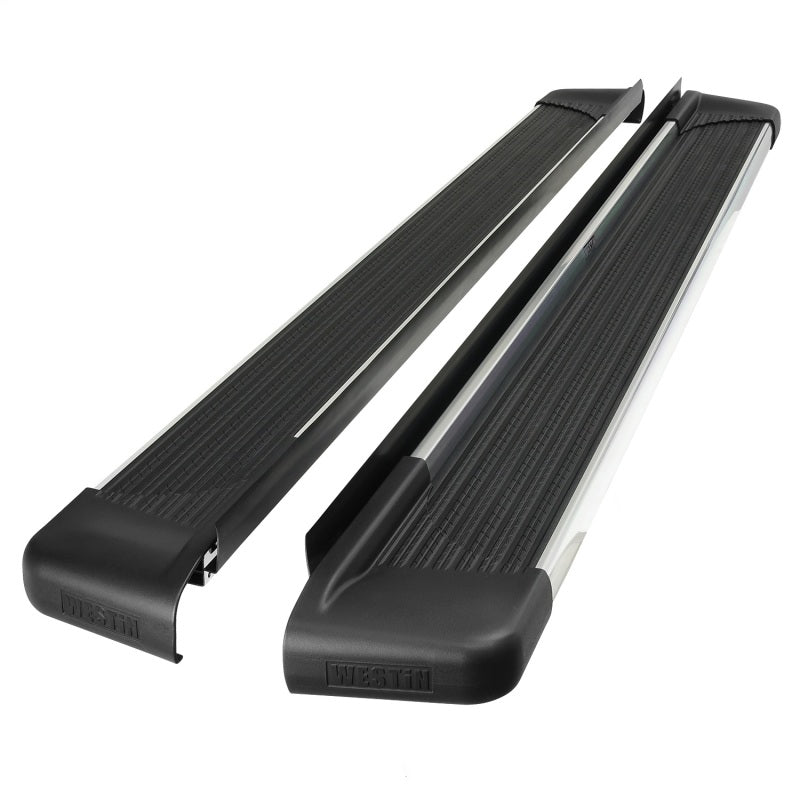 Westin 27-64740 SG6 Polished Aluminum Running Boards 89.5 in Polished