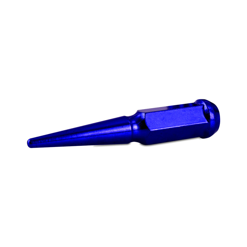 Mishimoto Mishimoto Steel Spiked Lug Nuts M14 x 1.5 24pc Set Blue - #MMLG-SP1415-24BL