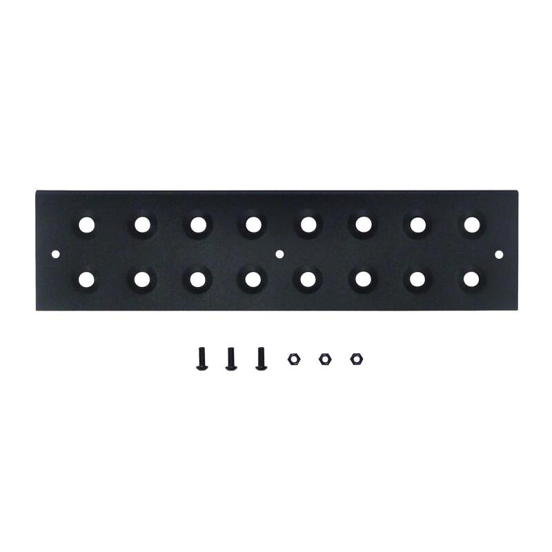 Westin 56-10001 Replacement service kit includes 15.5 inch die stamped step pad and fasteners Black